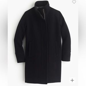 J-crew black stadium cloth nello gori size 0